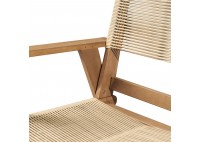 ΠΟΛΥΘΡΟΝΑ ΦΥΣΙΚΟ ΞΥΛΟ ΑΚΑΚΙΑ - ROPE WICKER ΜΠΕΖ