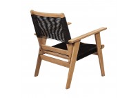 ΠΟΛΥΘΡΟΝΑ ΦΥΣΙΚΟ ΞΥΛΟ ΑΚΑΚΙΑ - ROPE WICKER ΜΑΥΡΟ