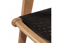 ΠΟΛΥΘΡΟΝΑ ΦΥΣΙΚΟ ΞΥΛΟ ΑΚΑΚΙΑ - ROPE WICKER ΜΑΥΡΟ