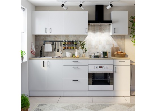 ΚΟΥΖΙΝΑ ΛΕΥΚΗ ΜΕ ΠΑΓΚΟ SONOMA