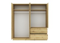 ΝΤΟΥΛΑΠΑ 4ΦΥΛΛΗ ΑΝΟΙΓΟΜΕΝΗ ARTISAN OAK ΜΕ 2 ΣΥΡΤΑΡΙΑ