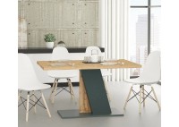 ΤΡΑΠΕΖΙ ΑΠΟΧΡΩΣΗ WOTAN OAK - ΑΝΘΡΑΚΙ