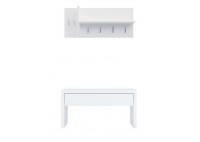 ΕΠΙΠΛΟ ΕΙΣΟΔΟΥ ΛΕΥΚΟ ΜΕ ΚΡΕΜΑΣΤΡΑ