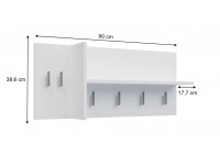 ΕΠΙΠΛΟ ΕΙΣΟΔΟΥ ΛΕΥΚΟ ΜΕ ΚΡΕΜΑΣΤΡΑ