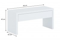 ΕΠΙΠΛΟ ΕΙΣΟΔΟΥ ΛΕΥΚΟ ΜΕ ΚΡΕΜΑΣΤΡΑ