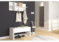 ΕΠΙΠΛΟ ΕΙΣΟΔΟΥ ΛΕΥΚΟ ΜΕ ΚΡΕΜΑΣΤΡΑ