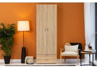 ΝΤΟΥΛΑΠΑ 2ΦΥΛΛΗ ΑΝΟΙΓΟΜΕΝΗ SONOMA OAK ΜΕ 2 ΣΥΡΤΑΡΙΑ