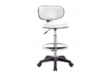 ΚΑΡΕΚΛΑ ΣΚΑΜΠΩ RECEPTION - ΤΑΜΕΙΟΥ ΔΕΡΜΑΤΙΝΗ ΑΣΠΡΟ PU