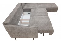 ΚΑΝΑΠΕΣ ΓΩΝΙΑ ΔΕΞΙΑ ΜΕ ΑΠΟΘΗΚΕΥΤΙΚΟ ΧΩΡΟ ΥΦΑΣΜΑ ΓΚΡΙ