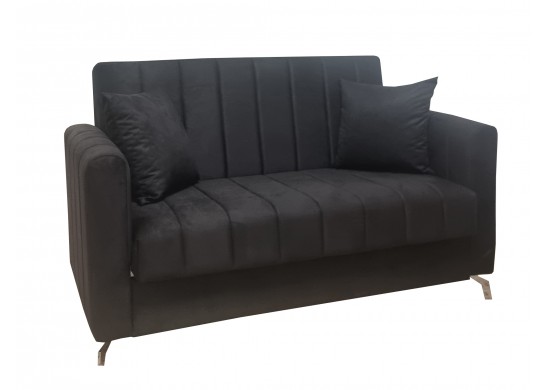 ΚΑΝΑΠΕΣ 2ΘΕΣΙΟΣ ΜΕ ΑΠΟΘΗΚΕΥΤΙΚΟ ΧΩΡΟ ΥΦΑΣΜΑ ΜΑΥΡΟ