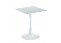 ΤΡΑΠΕΖΙ MDF ΑΣΠΡΟ ΜΕ ΜΕΤΑΛΛΙΚΗ ΒΑΣΗ ΑΣΠΡΗ