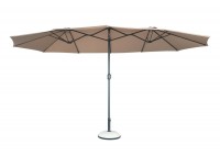 ΟΜΠΡΕΛΑ ΜΕΤΑΛΛΙΚΗ ΑΝΘΡΑΚΙ ΜΕ ΜΠΕΖ ΥΦΑΣΜΑ