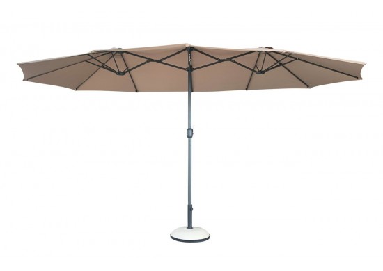 ΟΜΠΡΕΛΑ ΜΕΤΑΛΛΙΚΗ ΑΝΘΡΑΚΙ ΜΕ ΜΠΕΖ ΥΦΑΣΜΑ