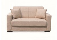 ΣΕΤ ΣΑΛΟΝΙΟΥ 3ΘΕΣΙΟΣ & 2ΘΕΣΙΟΣ ΥΦΑΣΜΑ LIGHT BROWN