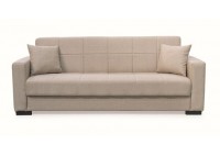 ΣΕΤ ΣΑΛΟΝΙΟΥ 3ΘΕΣΙΟΣ & 2ΘΕΣΙΟΣ ΥΦΑΣΜΑ LIGHT BROWN