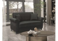 ΣΕΤ ΣΑΛΟΝΙΟΥ 3ΘΕΣΙΟΣ & 2ΘΕΣΙΟΣ ΥΦΑΣΜΑ ΜΑΥΡΟ