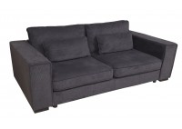 ΣΕΤ ΣΑΛΟΝΙΟΥ 3ΘΕΣΙΟΣ & 2ΘΕΣΙΟΣ ΥΦΑΣΜΑ ΣΚΟΥΡΟ ΓΚΡΙ