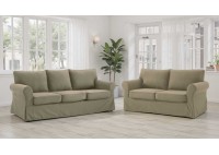 ΣΕΤ ΣΑΛΟΝΙΟΥ 3ΘΕΣΙΟΣ & 2ΘΕΣΙΟΣ ΥΦΑΣΜΑ ΜΠΕΖ