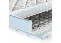 ΣΕΤ ΚΡΕΒΑΤΙ ΔΙΠΛΟ ΦΥΣΙΚΟ ΔΡΥΣ ΡΟΥΣΤΙΚ ΜΕ ΣΤΡΩΜΑ ΗΡΩ 160Χ200