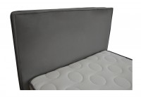 ΣΕΤ ΚΡΕΒΑΤΙ ΗΜΙΔΙΠΛΟ ΜΕ ΑΠΟΘΗΚΕΥΤΙΚΟ ΧΩΡΟ ΥΦΑΣΜΑ ΓΚΡΙ & ΣΤΡΩΜΑ LARSSON 120Χ200