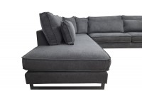 ΚΑΝΑΠΕΣ ΓΩΝΙΑ ΑΡΙΣΤΕΡΗ ΥΦΑΣΜΑ ΣΚΟΥΡΟ ΓΚΡΙ