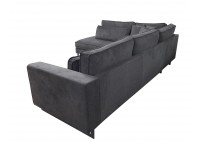 ΚΑΝΑΠΕΣ ΓΩΝΙΑ ΑΡΙΣΤΕΡΗ ΥΦΑΣΜΑ ΣΚΟΥΡΟ ΓΚΡΙ