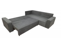 ΚΑΝΑΠΕΣ ΚΡΕΒΑΤΙ ΓΩΝΙΑ ΔΕΞΙΑ ΜΕ ΑΠΟΘΗΚΕΥΤΙΚΟ ΧΩΡΟ ΥΦΑΣΜΑ ΓΚΡΙ