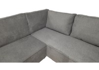 ΚΑΝΑΠΕΣ ΚΡΕΒΑΤΙ ΓΩΝΙΑ ΔΕΞΙΑ ΜΕ ΑΠΟΘΗΚΕΥΤΙΚΟ ΧΩΡΟ ΥΦΑΣΜΑ ΓΚΡΙ