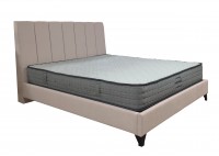 ΚΡΕΒΑΤΙ ΔΙΠΛΟ ΥΦΑΣΜΑ ΕΚΡΟΥ ΓΙΑ ΣΤΡΩΜΑ 160X200