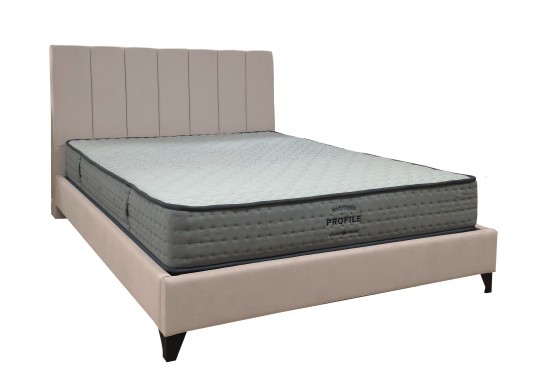 ΚΡΕΒΑΤΙ ΔΙΠΛΟ ΥΦΑΣΜΑ ΕΚΡΟΥ ΓΙΑ ΣΤΡΩΜΑ 160X200