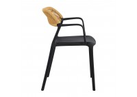 ΠΟΛΥΘΡΟΝΑ PP - UV ΜΑΥΡΗ - ROPE WICKER ΦΥΣΙΚΟ