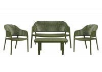 ΣΑΛΟΝΙ ΣΕΤ PP - UV ΠΡΑΣΙΝΟ