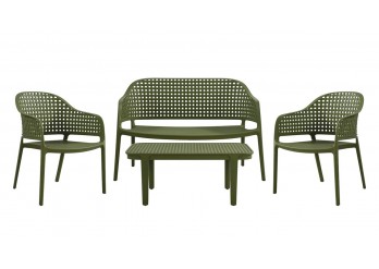 ΣΑΛΟΝΙ ΣΕΤ PP - UV ΠΡΑΣΙΝΟ