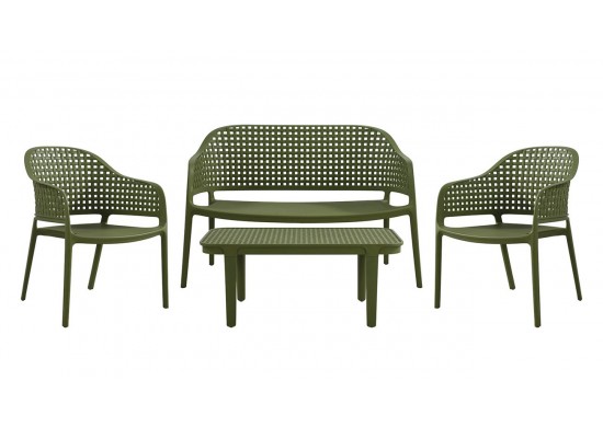 ΣΑΛΟΝΙ ΣΕΤ PP - UV ΠΡΑΣΙΝΟ