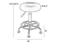 ΣΚΑΜΠΩ ΔΕΡΜΑΤΙΝΗ ΛΕΥΚΗ PU