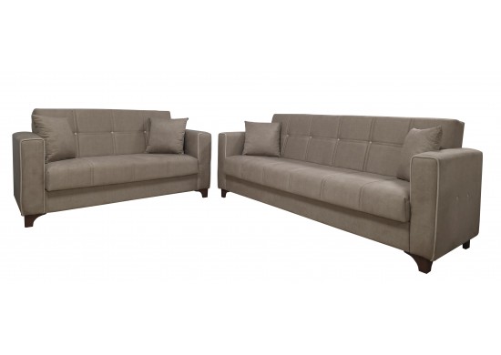 ΣΕΤ ΣΑΛΟΝΙΟΥ 3ΘΕΣΙΟΣ & 2ΘΕΣΙΟΣ ΥΦΑΣΜΑ ΜΠΕΖ