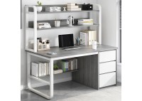 ΓΡΑΦΕΙΟ ΜΕΤΑΛΛΙΚΟ ΑΣΠΡΟ - ΓΚΡΙ