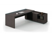 ΓΡΑΦΕΙΟ ΔΕΞΙΑ ΓΩΝΙΑ ΣΚΟΥΡΟ ΚΑΡΥΔΙ - ΓΚΡΙ