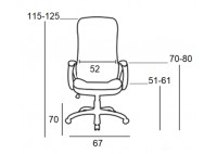 ΠΟΛΥΘΡΟΝΑ ΓΡΑΦΕΙΟΥ ΔΕΡΜΑΤΙΝΗ ΜΑΥΡΗ PVC