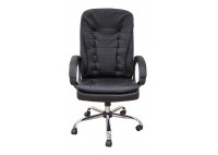 ΠΟΛΥΘΡΟΝΑ ΓΡΑΦΕΙΟΥ ΔΕΡΜΑΤΙΝΗ ΜΑΥΡΗ PVC