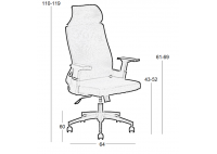 ΠΟΛΥΘΡΟΝΑ ΓΡΑΦΕΙΟΥ ΥΦΑΣΜΑ ΜΑΥΡΗ MESH