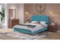 ΚΡΕΒΑΤΙ ΔΙΠΛΟ ΥΦΑΣΜΑ ΜΠΛΕ