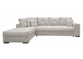 ΚΑΝΑΠΕΣ ΚΡΕΒΑΤΙ ΓΩΝΙΑ ΑΡΙΣΤΕΡΗ ΜΕ ΑΠΟΘΗΚΕΥΤΙΚΟ ΧΩΡΟ ΥΦΑΣΜΑ ΕΚΡΟΥ