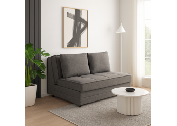 ΚΑΝΑΠΕΣ ΚΡΕΒΑΤΙ 2ΘΕΣΙΟΣ ΜΕ ΑΠΟΘΗΚΕΥΤΙΚΟ ΧΩΡΟ ΥΦΑΣΜΑ ΓΚΡΙ