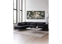 ΚΑΝΑΠΕΣ ΓΩΝΙΑ ΑΡΙΣΤΕΡΗ ΥΦΑΣΜΑ ΣΚΟΥΡΟ ΓΚΡΙ