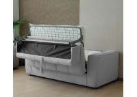 ΚΑΝΑΠΕΣ ΚΡΕΒΑΤΙ 3ΘΕΣΙΟΣ ΥΦΑΣΜΑ ΑΝΟΙΧΤΟ ΓΚΡΙ