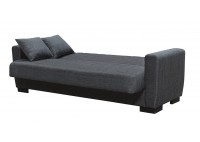 ΚΑΝΑΠΕΣ ΚΡΕΒΑΤΙ 3ΘΕΣΙΟΣ ΜΕ ΑΠΟΘΗΚΕΥΤΙΚΟ ΧΩΡΟ ΥΦΑΣΜΑ ΣΚΟΥΡΟ ΓΚΡΙ