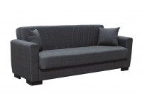 ΚΑΝΑΠΕΣ ΚΡΕΒΑΤΙ 3ΘΕΣΙΟΣ ΜΕ ΑΠΟΘΗΚΕΥΤΙΚΟ ΧΩΡΟ ΥΦΑΣΜΑ ΣΚΟΥΡΟ ΓΚΡΙ