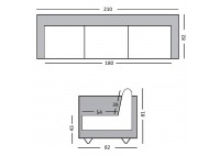 ΚΑΝΑΠΕΣ ΚΡΕΒΑΤΙ 3ΘΕΣΙΟΣ ΜΕ ΑΠΟΘΗΚΕΥΤΙΚΟ ΧΩΡΟ ΥΦΑΣΜΑ ΚΑΦΕ