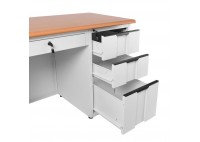 ΓΡΑΦΕΙΟ ΜΕΤΑΛΛΙΚΟ ΑΣΠΡΟ - MAPLE